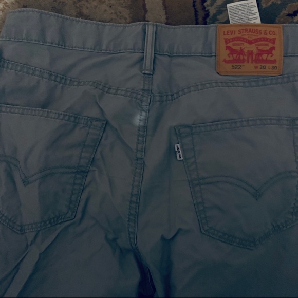 Levi Grey Pants 522 Red Tab w30 l30 - Picture 5 of 6